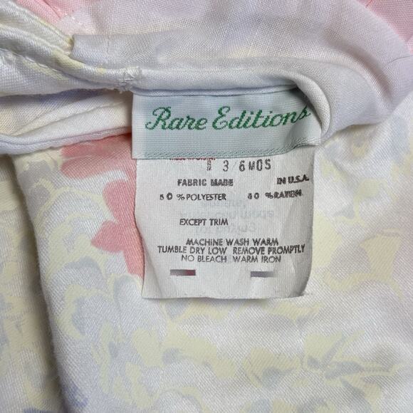 Vintage Rare Editions Floral Baby Dress and Bloomers Set 3-6 Months - Picture 6 of 10
